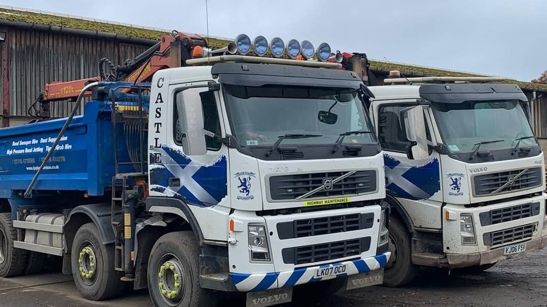 Castle Grab Hire fleet ready for work